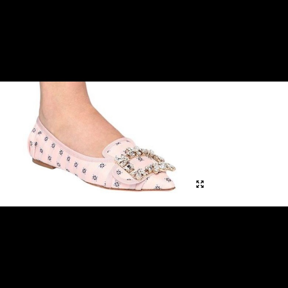Roger Vivier 10mm printed pink flats - Picture 2 of 7